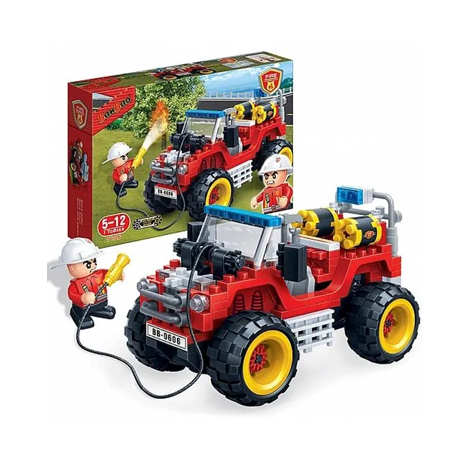 BanBao Fire Jeep Block Toy - Image 2