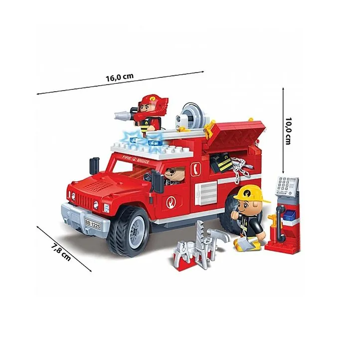 BanBao Fire Jeep - Red