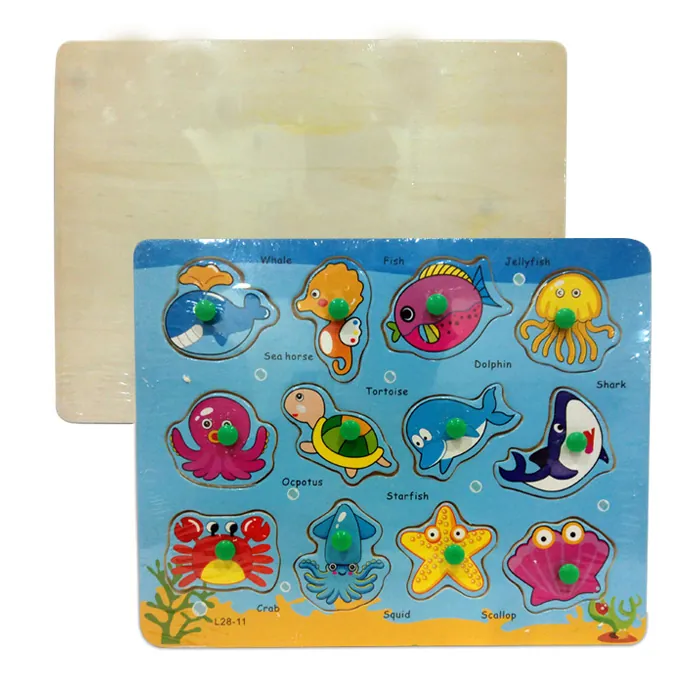 Baby Sea Animals Wooden Puzzle - Image 2