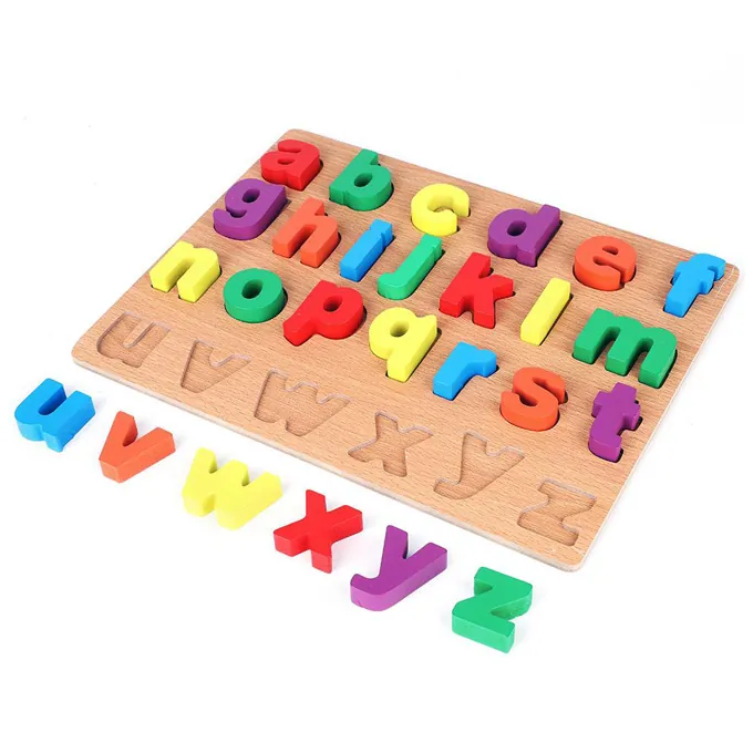 ABC Small Alphabets - Thick Wooden 3D Board Puzzle - Image 2
