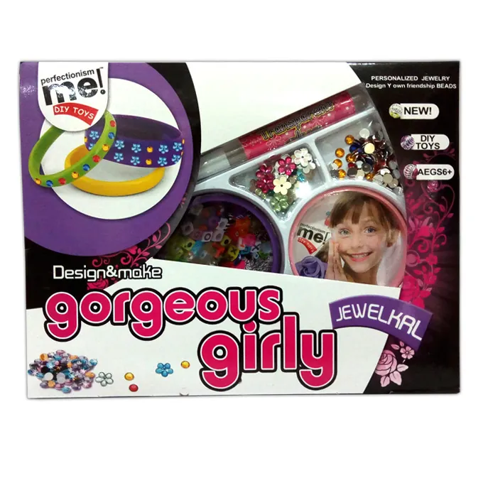 Gorgeous Girl - Personalized Glitter Bangles Making Set - Image 2