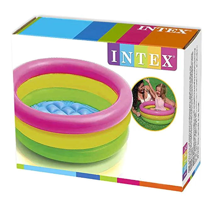 Intex - Intex Sunset Glow Ring Baby Pool (2 ft x 8.5 inches) - 57107 - Image 2