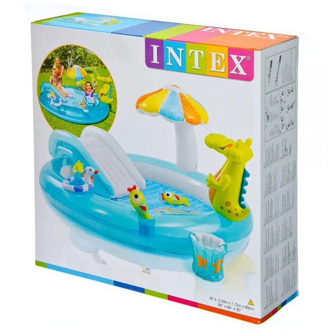 Intex - Gator Play Center Inflatable Pool (80 x 68 x 35 inches) - 57129 - Image 3