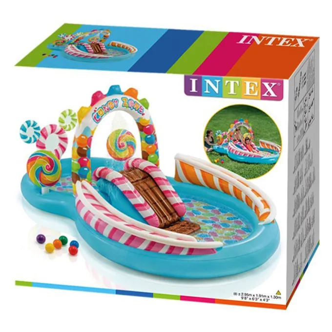 Intex - Candy Zone Play Center Inflatable Pool (10 ft long) - 57149 - Image 2