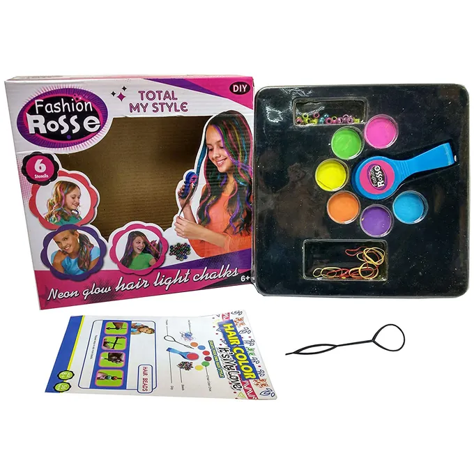 Fashion Rosse - Neon Glow Highlight Chalks for Girls