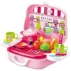 Cooking Chef Kitchen Pretend Play Set Briefcase - Pink