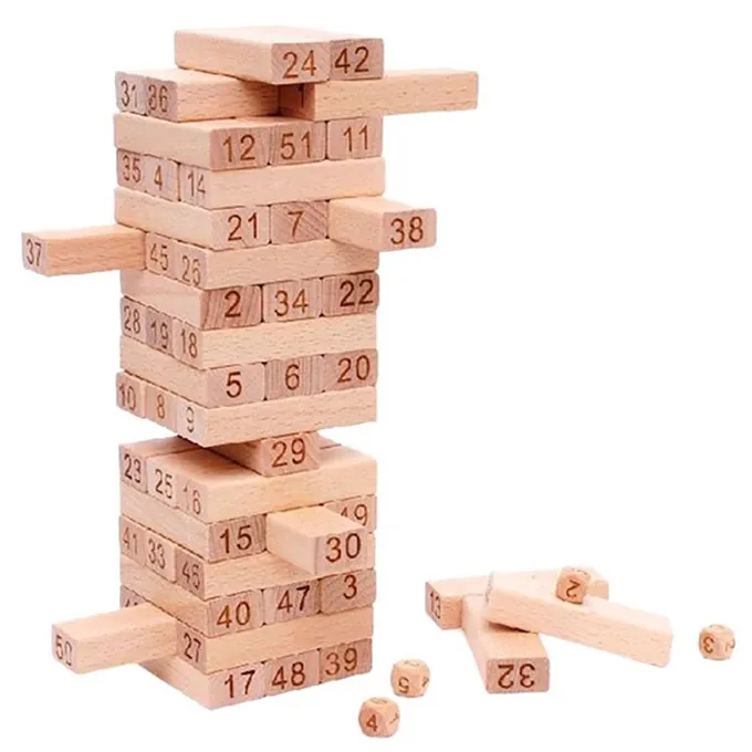 Jenga - with Numbers