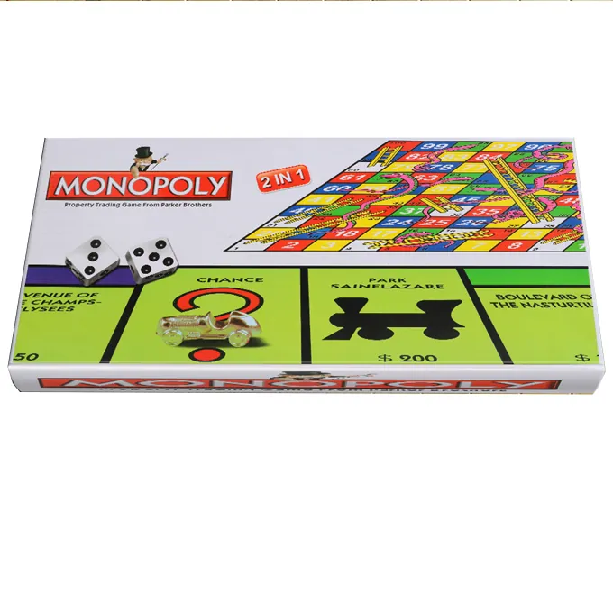Monopoly with Snakes & Ladders - 2 in 1 Board Game - Image 3