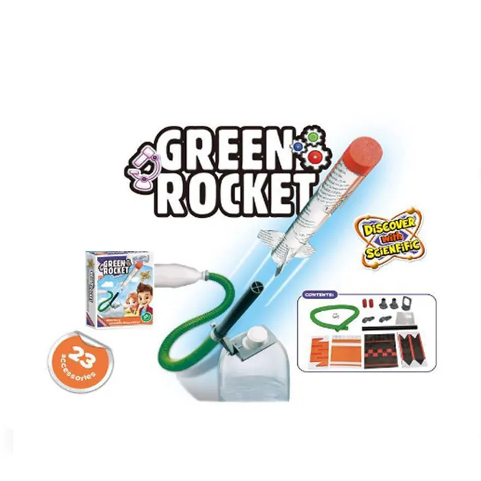 STEM Toys: Air Pressure Rocket Launcher Science Experiment Kit - Image 2
