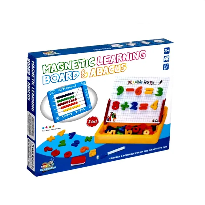2 in 1 Magnetic Learning Board & Abacus - Image 4