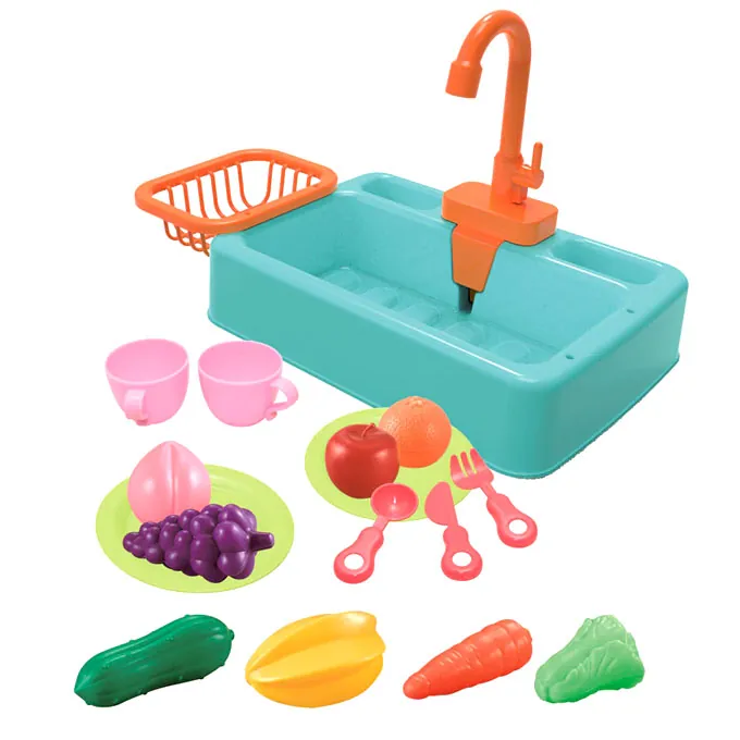 Electric Dishwasher Kitchen Sink with Running Water (19 pcs set) - 14 inches - Image 5