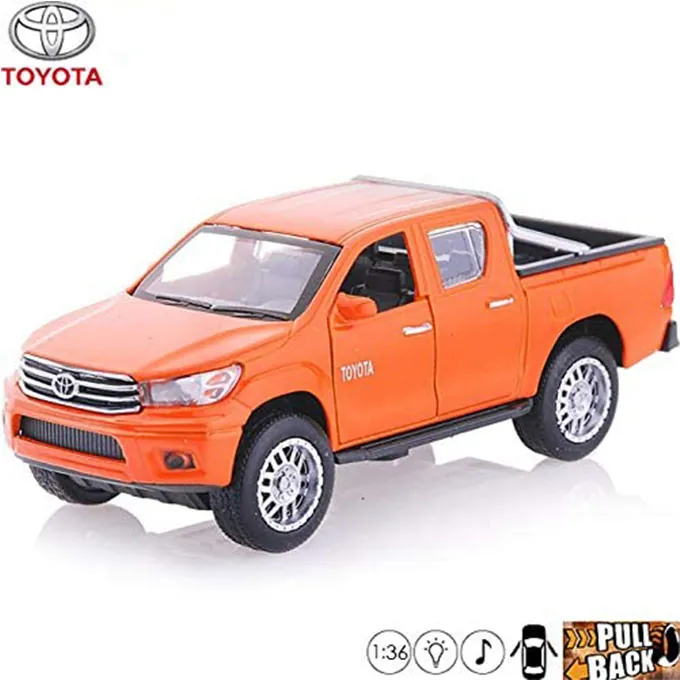 Toyota Hilux Vigo - 1:36 Scale Die Cast Car - 5 inch - Assorted Colors - Image 6