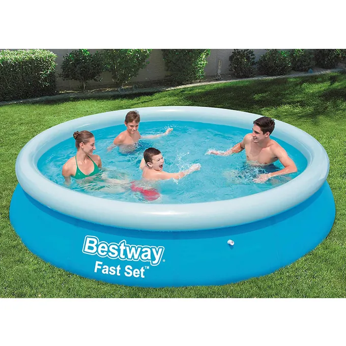 Bestway - Fast Set Inflatable Round Ground Swimming pool - 12 ft - 57273
