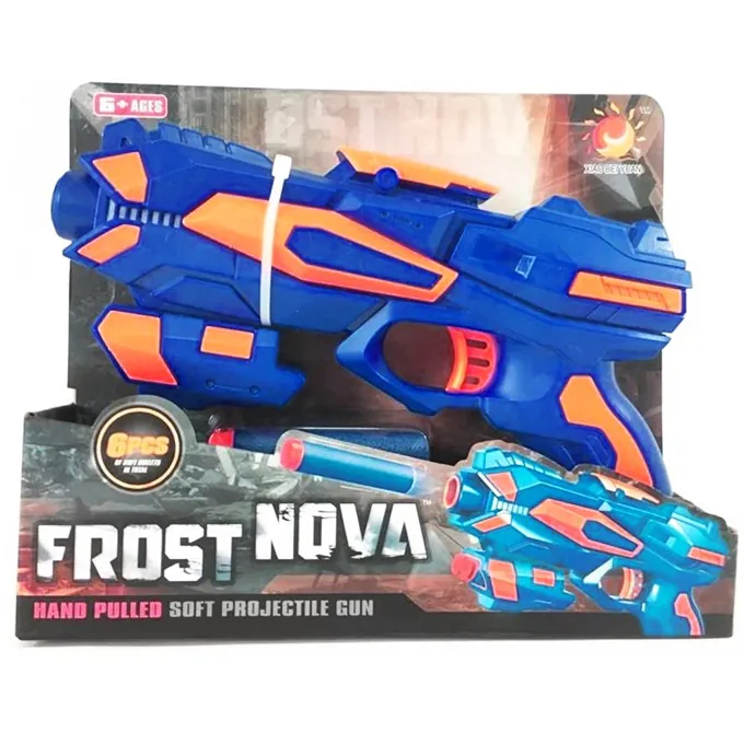 Frost Nova Soft Bullet Dart Shooting Nerf Gun - Manual Reload
