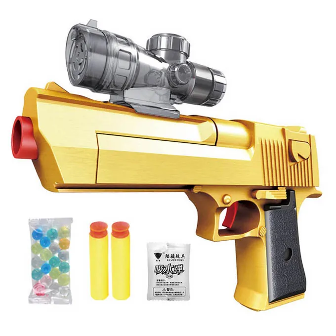 Desert Eagle Water Orbeez and Soft Bullet Dart Gun - 2 in 1