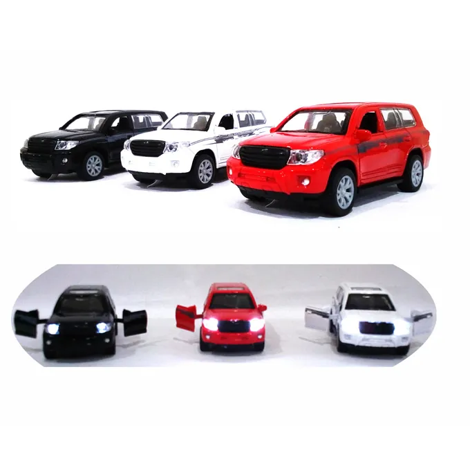 Toyota Land Cruiser Prado - Pull Back and Die cast - Assorted Color Car