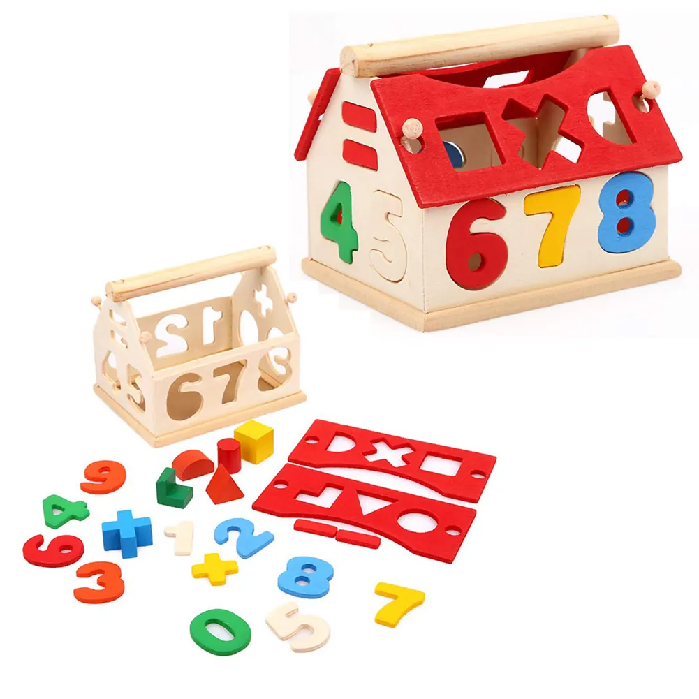 Number House - Wooden play set
