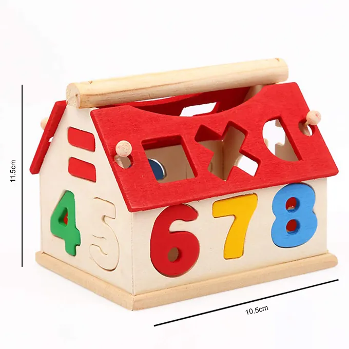 Number House - Wooden play set
