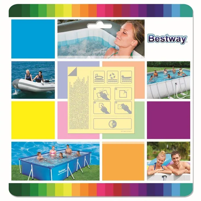 Bestway - 10 Water Resistant Adhesive Patches For Pool and Inflatable Repairs - 62091