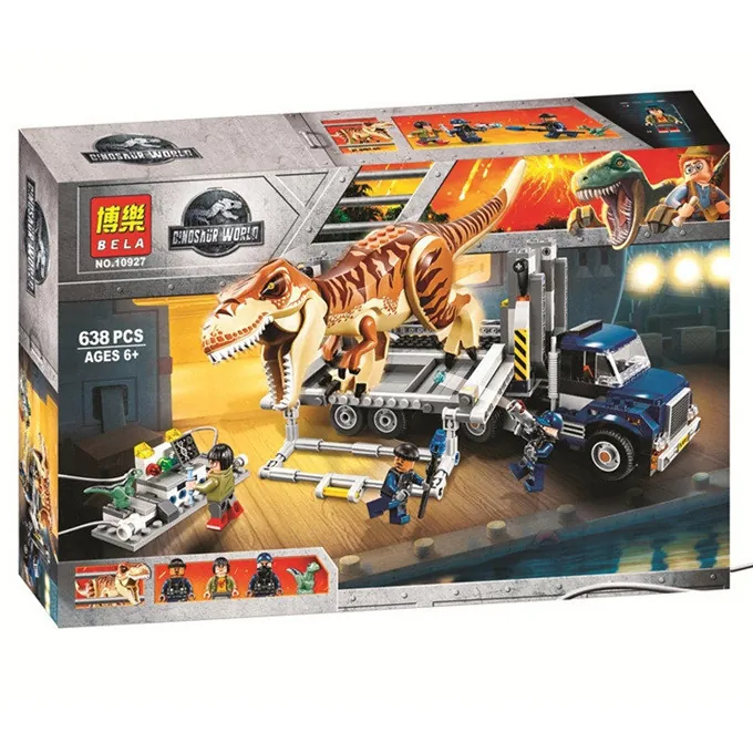 Jurassic World: Tyrannosaurus Rex Transport Building Blocks Brick - 10927