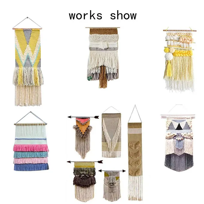 Multi-Craft Weaving Loom Wooden Frame