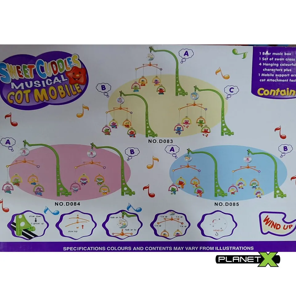 wind up harmonious musical cot mobile