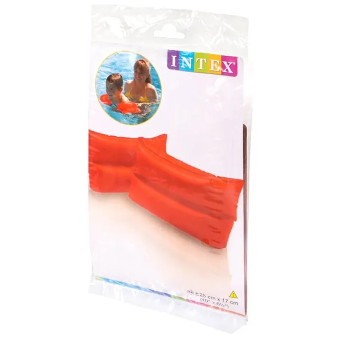 Intex - Orange Swimming Large Arm Bands - 10 inch - 59642