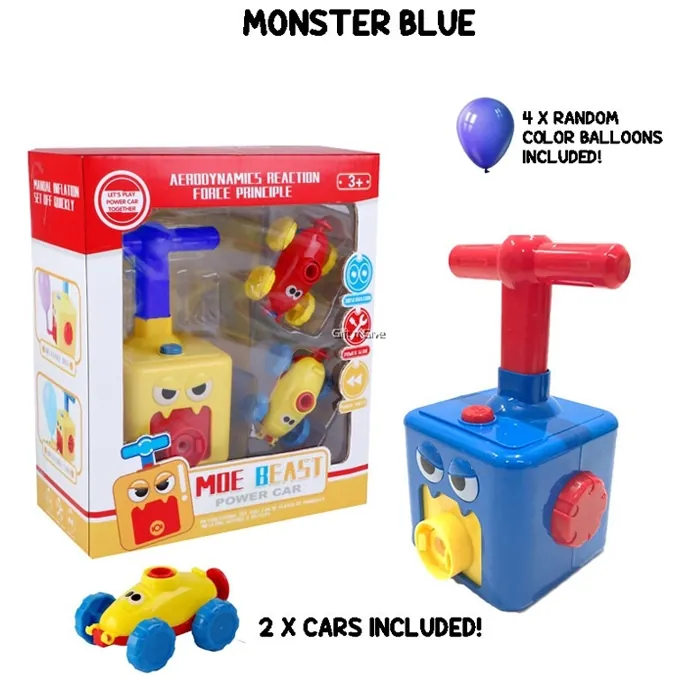 Inertial Power Balloon Car with Inflatable Balloon Pump - Engaging Science Toy for Kids - Image 3