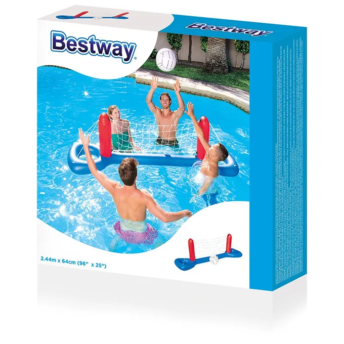 Swimming Pool Volleyball Set 2.44m x 64cm - Fun Poolside Game - Image 3