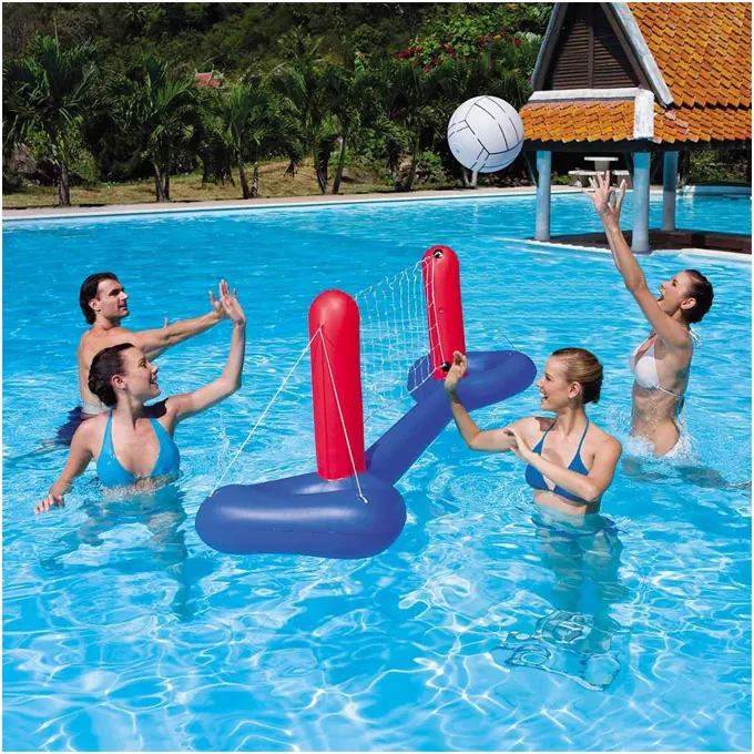 Swimming Pool Volleyball Set 2.44m x 64cm - Fun Poolside Game - Image 4