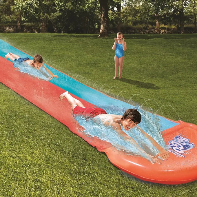 H2O Go! Double Water Slide 18ft - Fun Slide for Poolside Play - Image 4