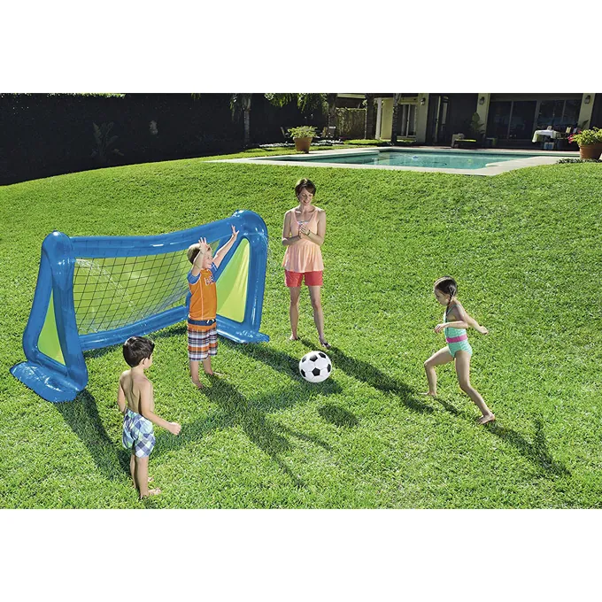 Inflatable Football Door with Ball & Side Sprayers - Poolside Game - Image 3
