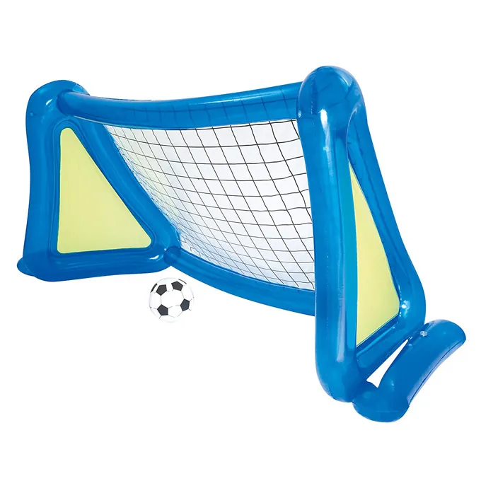 Inflatable Football Door with Ball & Side Sprayers - Poolside Game