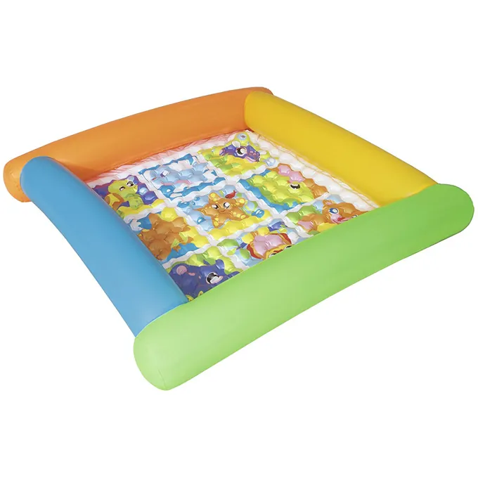 Inflatable Play Mat 52" x 52" - Fun Baby Toy for Poolside Play