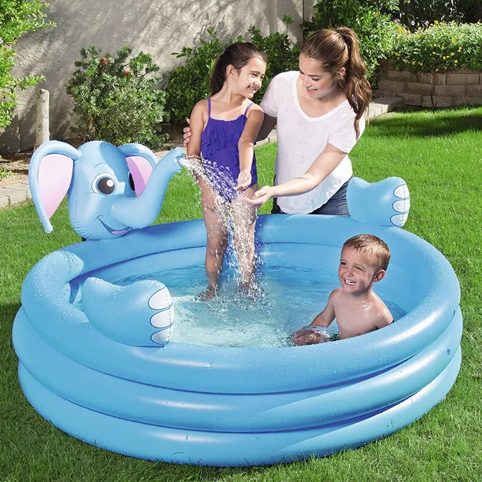 Vinyl Kids? Play Pool 4.9 x 4.9 x 2.4 ft - Fun Pool for Kids Age 3+ - Image 4