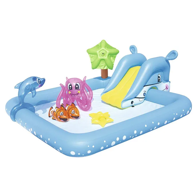 Bestway Lil Champ Play Center - Pool with Slide & Basketball - Image 2