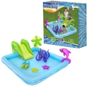Bestway Lil Champ Play Center - Pool with Slide & Basketball