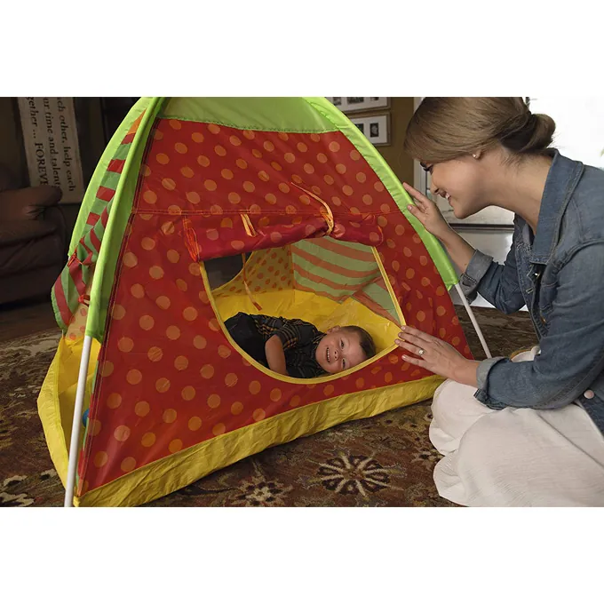 Ball Pit Tent with 40 Balls - Fun Playhouse Toy for Kids - Image 3