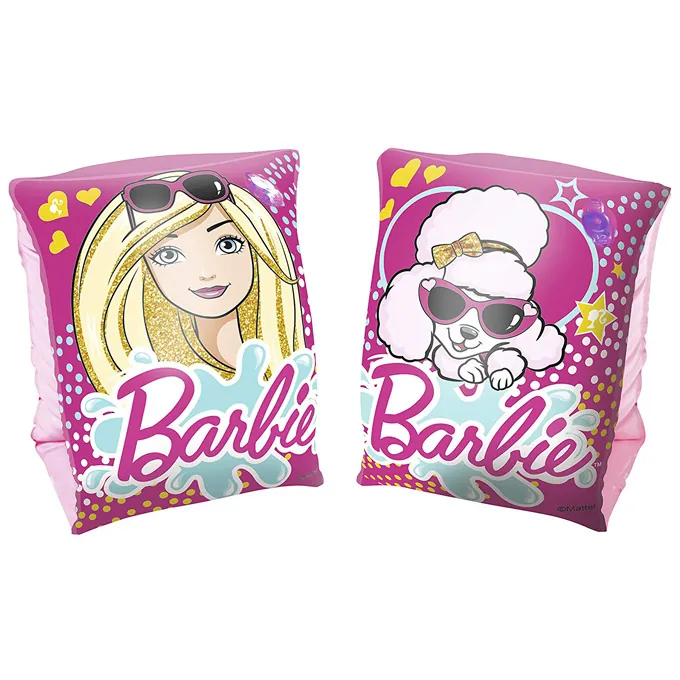 Barbie-Printed Inflatable Armbands for Kids - Swim Gear for Girls