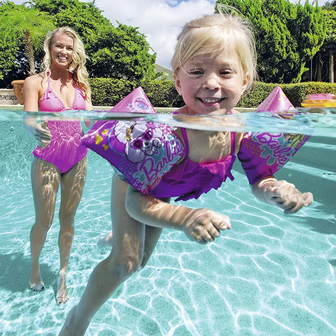 Barbie-Printed Inflatable Armbands for Kids - Swim Gear for Girls - Image 3