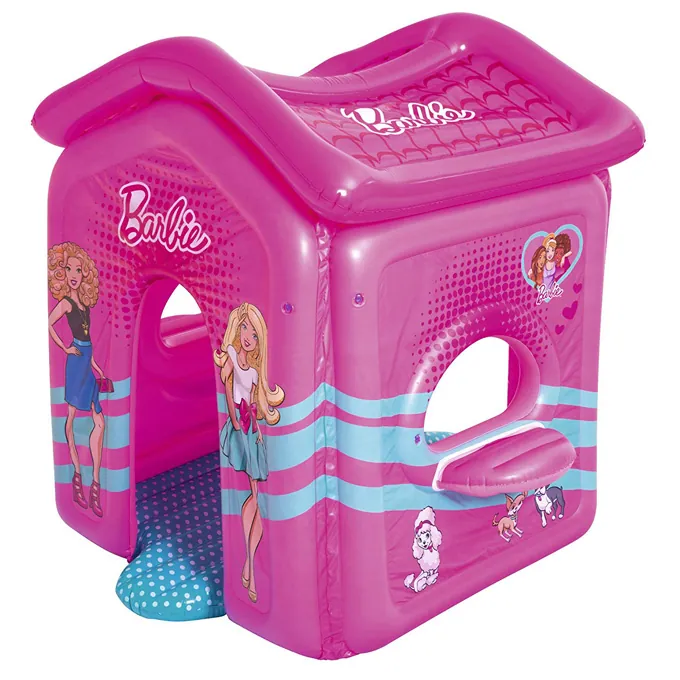 Pink Barbie Malibu Play Tent by Bestway - Indoor/Outdoor Playhouse for Kids Aged 3+