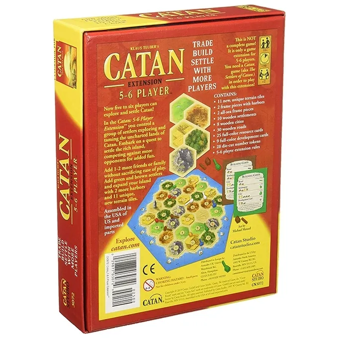 Catan Extension Pack - Strategy Game for 5-6 Players (Ages 10+) - Image 2