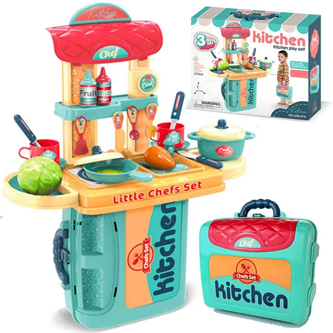 Instant Chef Kitchen Stove Briefcase Play Set - 20 Inches