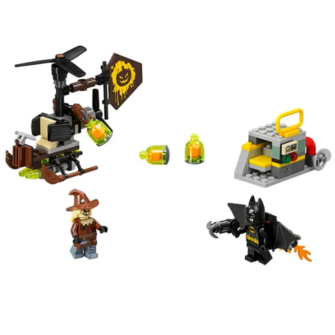 Decool Batman Scarecrow Fearful Face-Off Building Blocks