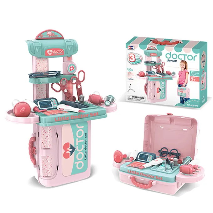Doctor Surgery Table Play Set ? Portable Pretend Play Medical Toy - Image 2