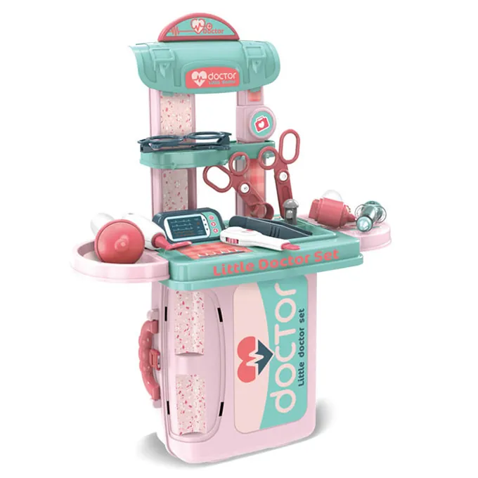 Doctor Surgery Table Play Set ? Portable Pretend Play Medical Toy