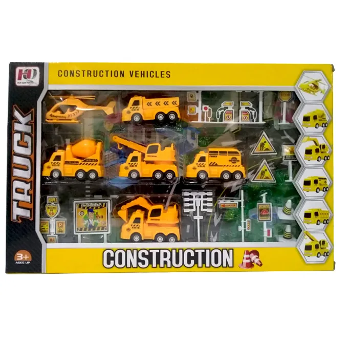 Construction Vehicles Playset - Fun Toy for Kids