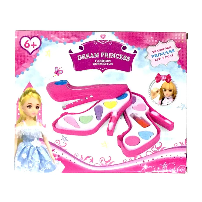 Pink Beauty Sandal Makeup Kit for Girls - Compact and Fun Pretend Play Toy - Image 4
