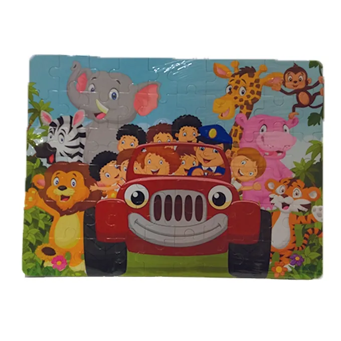 Wooden Safari Set - Fun Learning Toy for Kids
