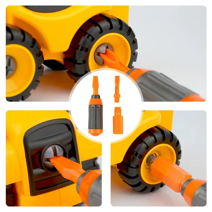 4-Piece Construction Tool Set - Engaging Educational Toy - Image 2